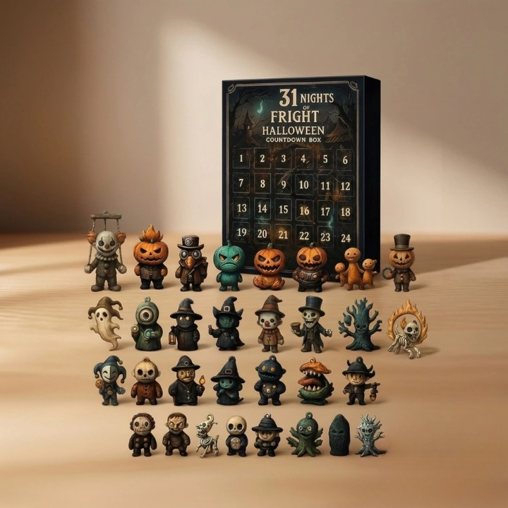 Halloween Adventskalender mit 31 Figuren