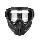 Schutzschild mit abnehmbarer Schutzbrille – Schweißen und Motorrad