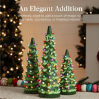Decorative Christmas Trees with LED Lighting for the Table