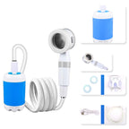 Portable outdoor shower with battery – 2 spray modes, 5000 mAh