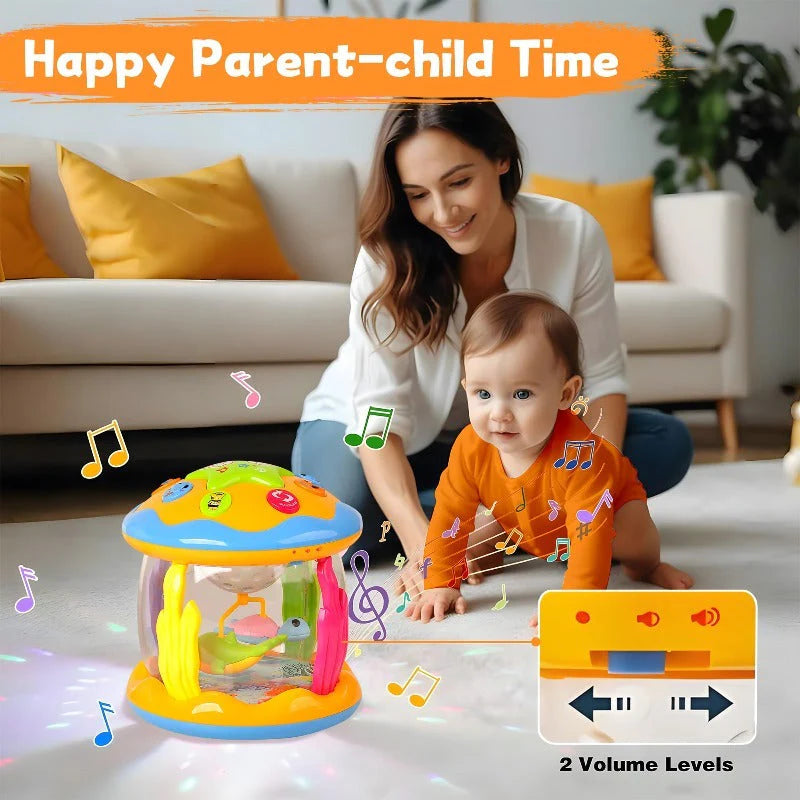 Rotating Baby Night Light Projector with Music