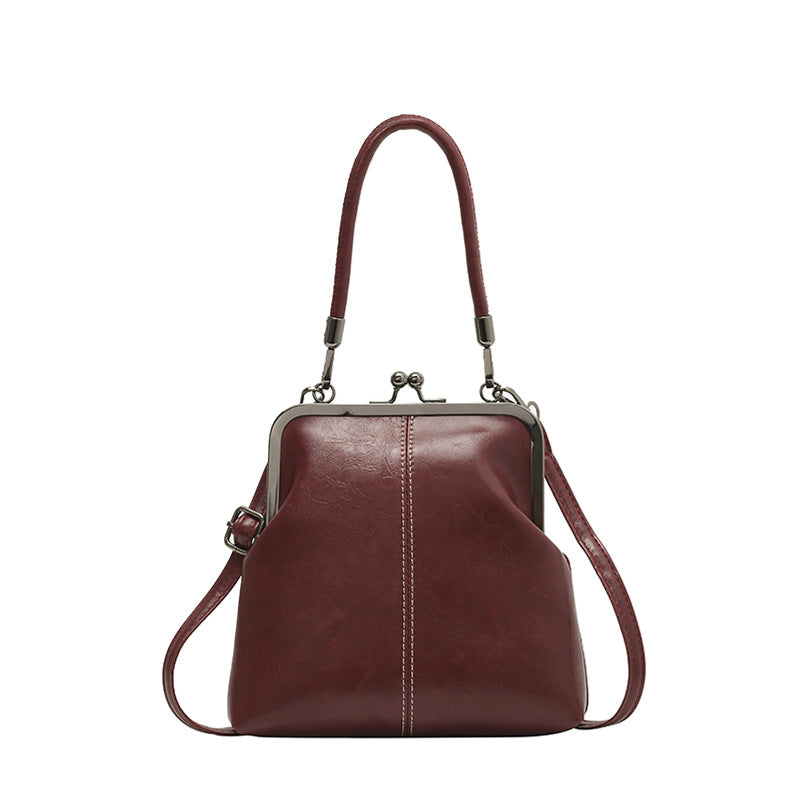 Vintage Handtasche mit Bügelverschluss