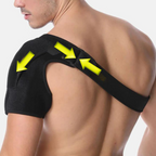 Adjustable shoulder brace for pain relief