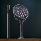 Electric mosquito swatter with extendable handle