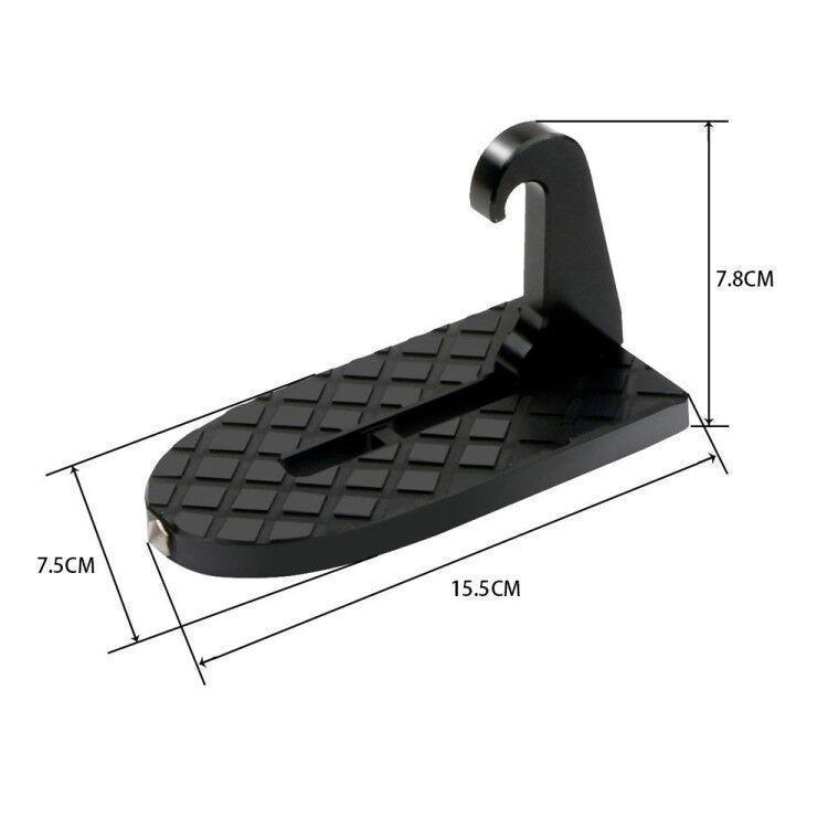 Car Running Board with Emergency Hammer – Entry Aid for Roof Rack