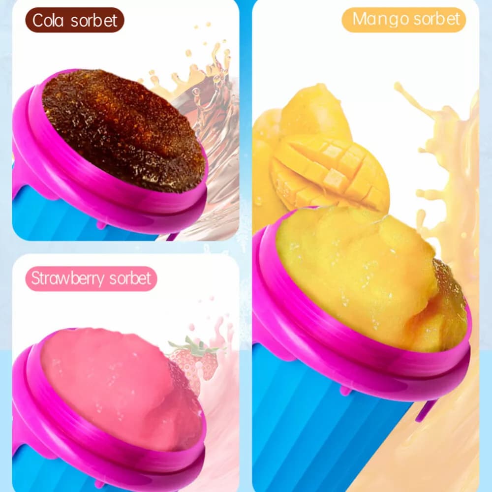 Slush maker cup with cooling core