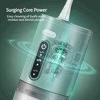 Electric oral irrigator with 3 pressure settings