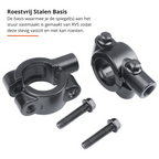 Adjustable Bicycle Mirror with 360° Rotation – Universal Handlebar Mount