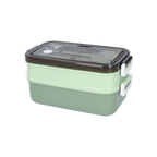3-tier bread box with soup container and cutlery
