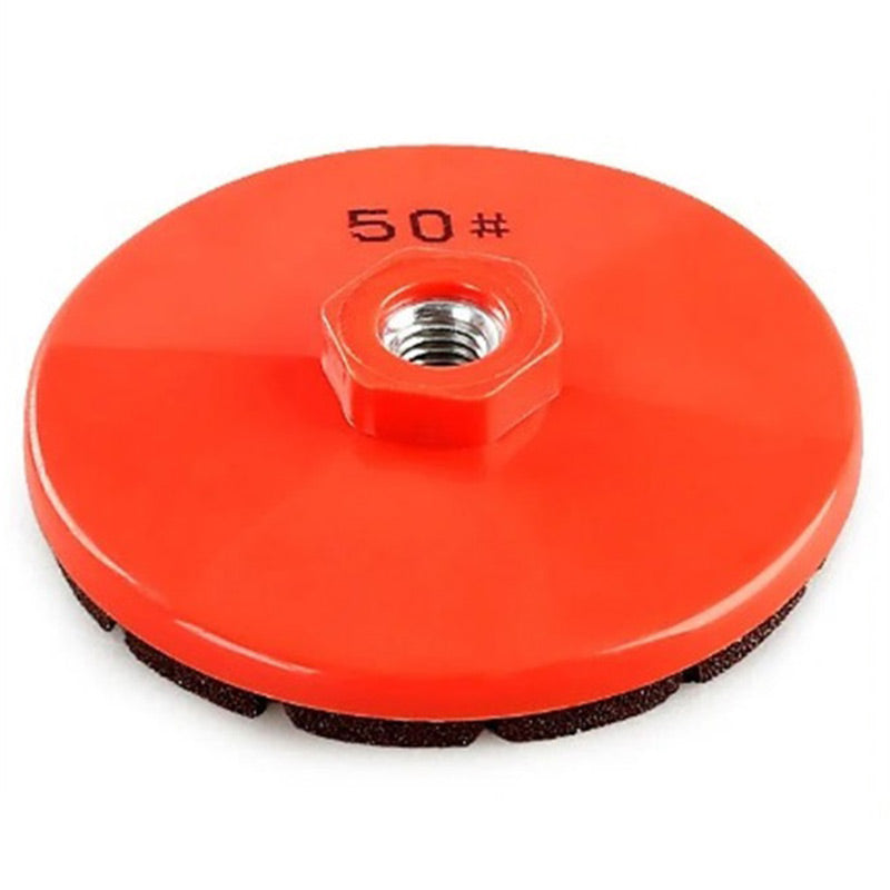 Polishing disc with cooling structure for angle grinders