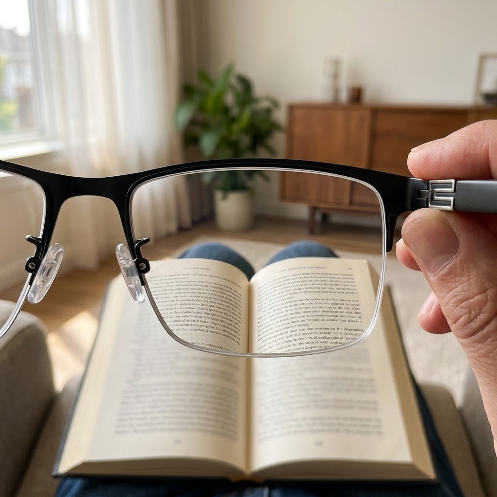 Bifokale Lesebrille für Nah & Fern – Halbrand, +1,0 bis +4,0 dpt