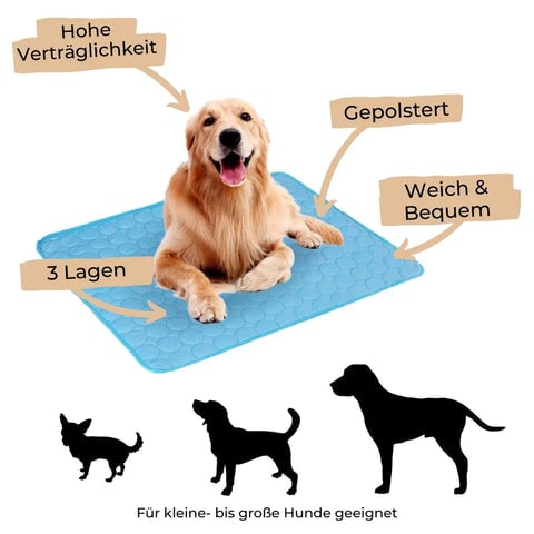 Cooling Mat for Dogs – Self-Cooling and Softly Padded