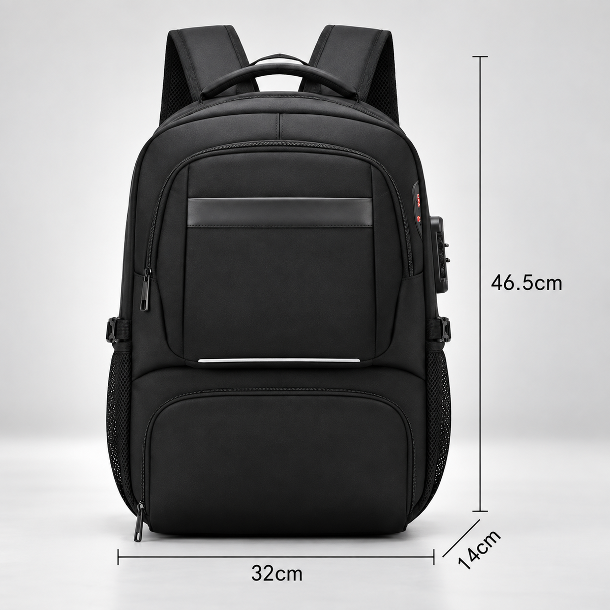 Laptop-Rucksack 17,3 Zoll mit Kühlfach und USB-Anschluss