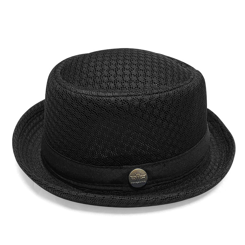 Sommer Pork Pie Hut Mesh atmungsaktiv für Damen und Herren