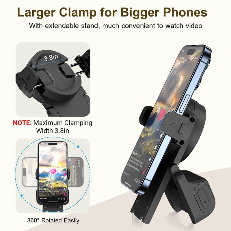 Smartphone Grip with Bluetooth Remote Shutter – Shake-Free Shots
