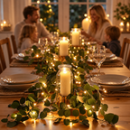 LED-Lichterkette Olivenzweig mit warmweißen Lichtern