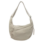 Nylon Crossbody Bag with Multiple Compartments – Lightweight and Practical