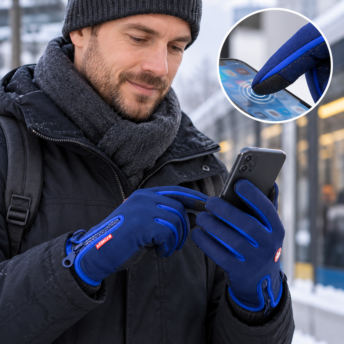 Touchscreen Winterhandschuhe Wind- und wasserdicht