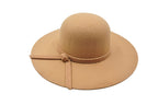 Women's fabric hat with wide brim – lightweight and breathable