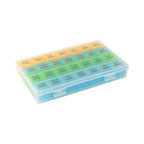 Medication Organizer 28 Compartments – Weekly Dispenser for Tablets