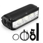 Fahrrad-Frontlicht LED 1000 Lumen, aufladbar mit 2000-mAh-Akku