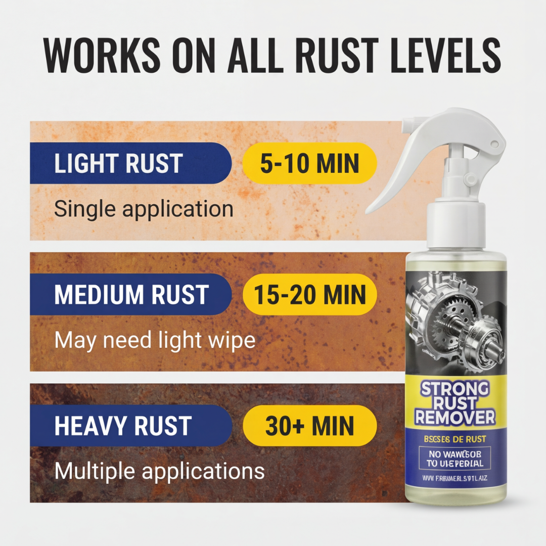 Rust Remover Spray – Dissolves Rust Without Scrubbing