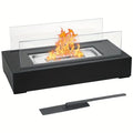 Table fireplace for terrace and balcony with bioethanol
