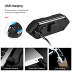 Bicycle rear light with remote control and turn signal