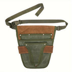Garden tool belt with multiple compartments