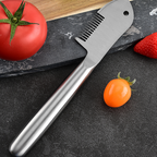 Stainless Steel Julienne Peeler – Even Strips Every Time