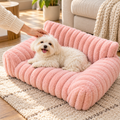 Plush pet bed in sofa design – Cozy retreat for cats & dogs