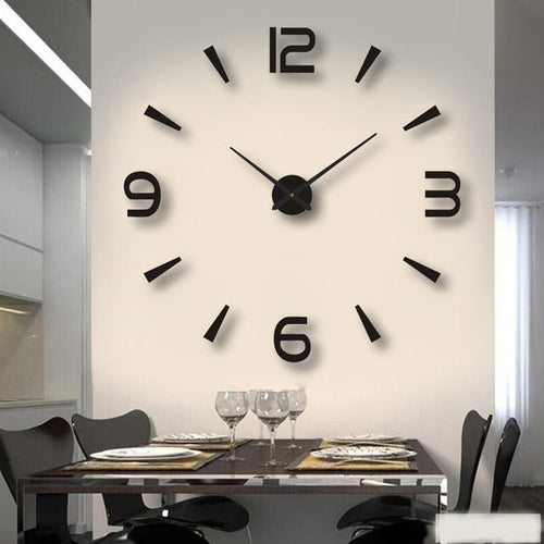 3D Wanduhr rahmenlos -   Mivoza Deutschland