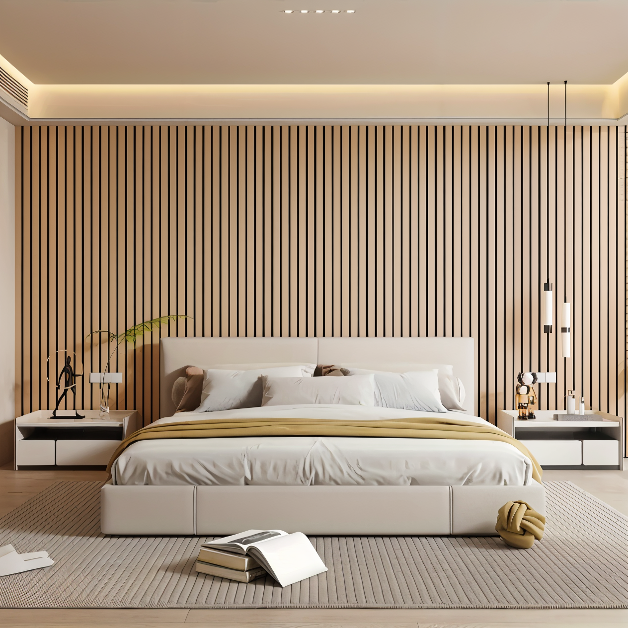 Self-Adhesive 3D Wall Panel with Wood Look