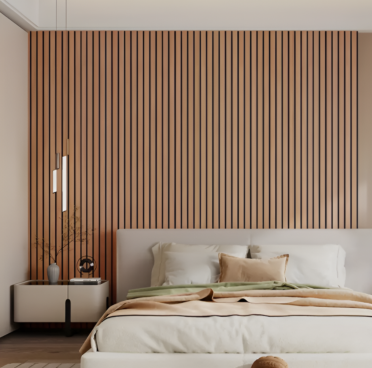 Self-Adhesive 3D Wall Panel with Wood Look