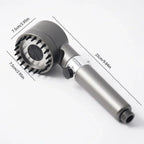 High-pressure shower head with water filter and 3 spray modes