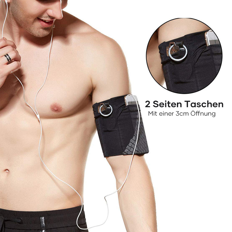 Sportarmband für Handy und Wertsachen mit Handgelenkbefestigung