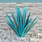 Solar-Agavenlampe Metall – Handgefertigt für Garten und Terrasse