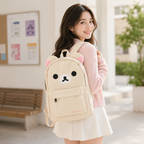 Bären-Rucksack Kawaii mit Ohren – Wasserabweisend