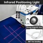 Magnetic Laser Sewing Guide with LED Light for Sewing Machines