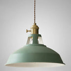 Industrielle Pendelleuchte Metall 27 cm