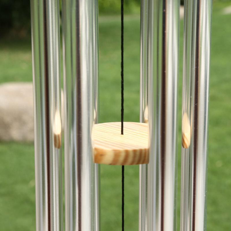 Windspiel Aluminium 6 Rohre 65 cm – Melodie Amazing Grace
