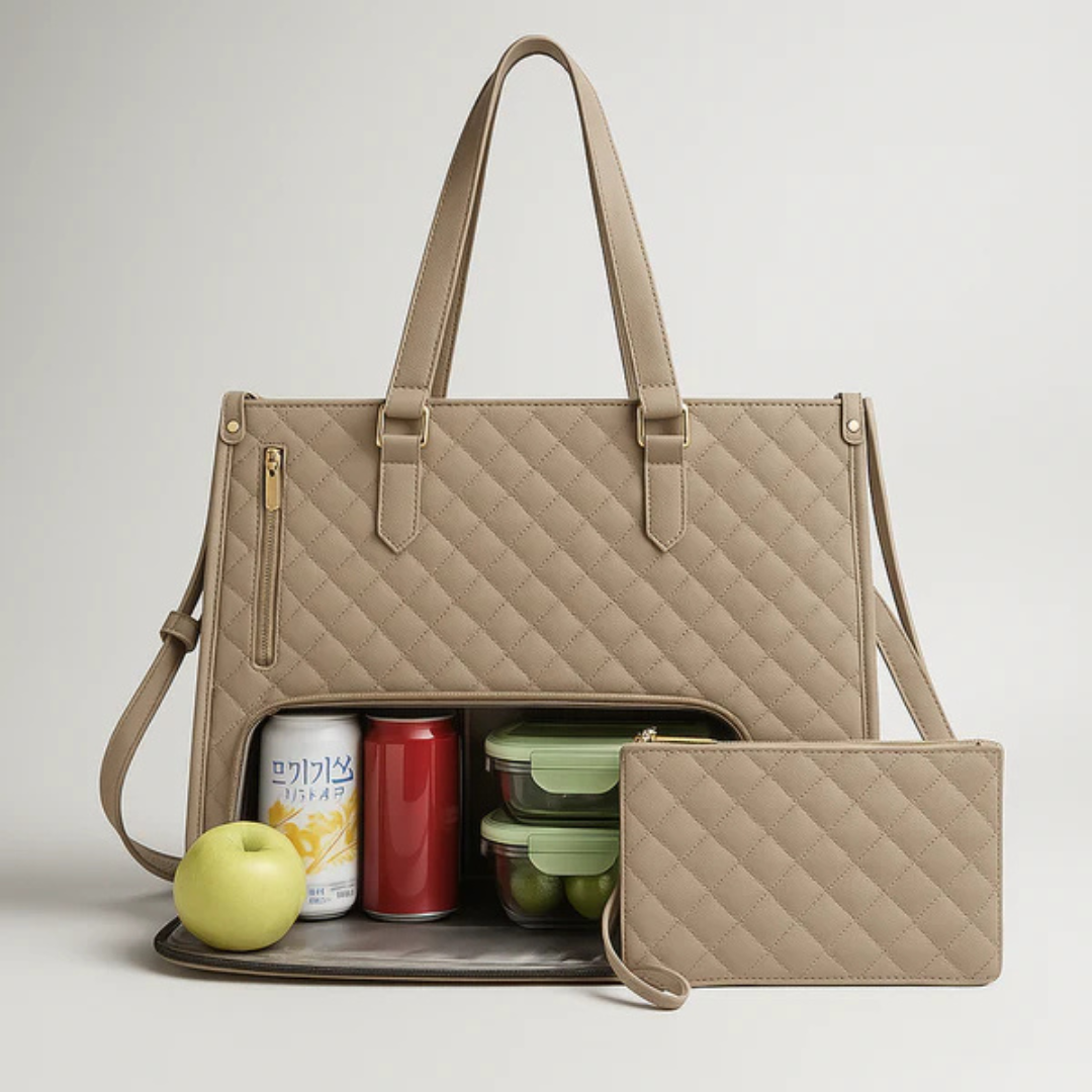 Cosmetic Bag with Compartments – Water-Resistant and Compact