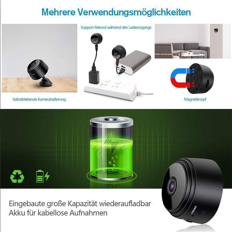 WiFi Mini Kamera 1080P magnetisch mit Nachtsicht