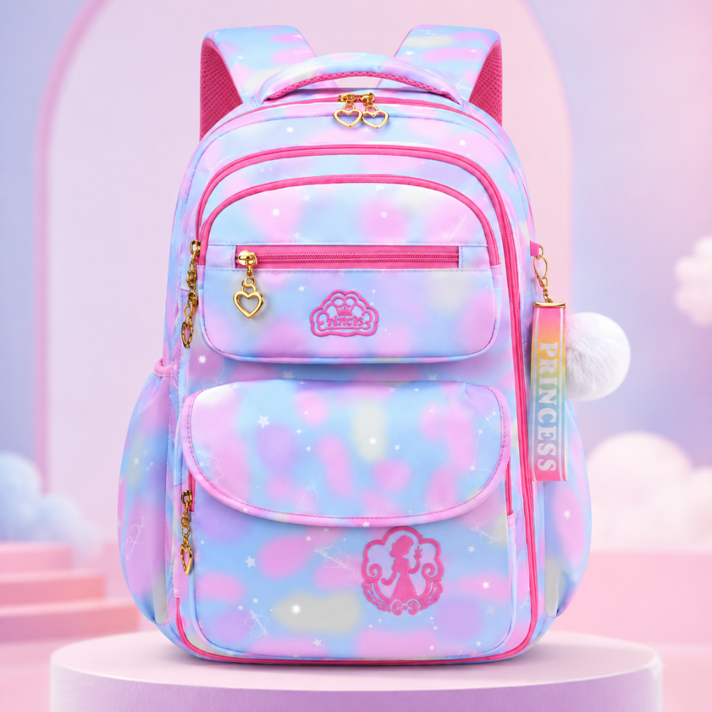 Kawaii Kinder-Rucksack für Mädchen mit mehreren Fächern