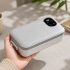 Self-heating electric lunch box with stainless steel inner container