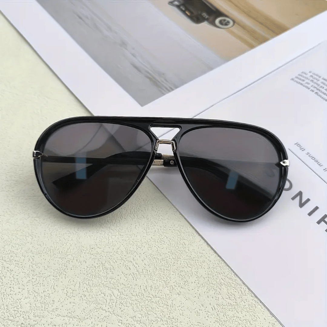 Pilotensonnenbrille mit klassischem Doppelsteg-Design