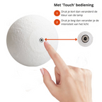Moon Lamp with Wooden Stand – 16 Colors & Dimmable