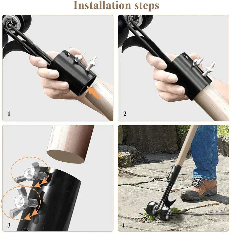 Weed Remover with Wheels – Back-Friendly Garden Care