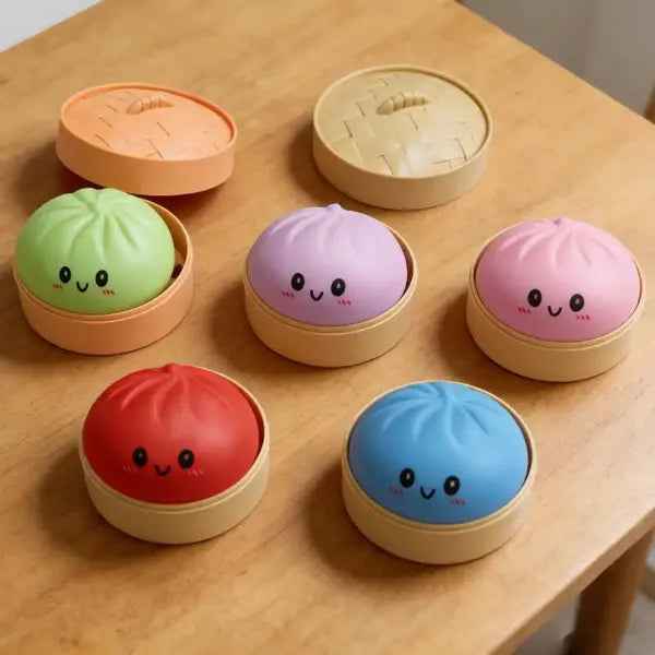 Squishy Spielzeug mit süßem Gesicht – weiches Sinnesspielzeug