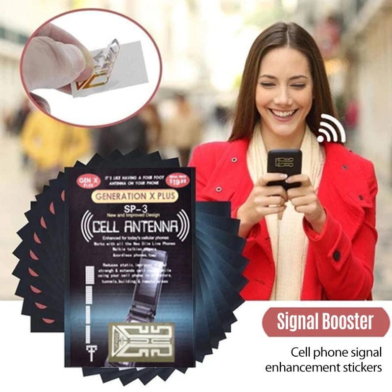 Handy-Signalverstärker Aufkleber für besseren Mobilfunkempfang